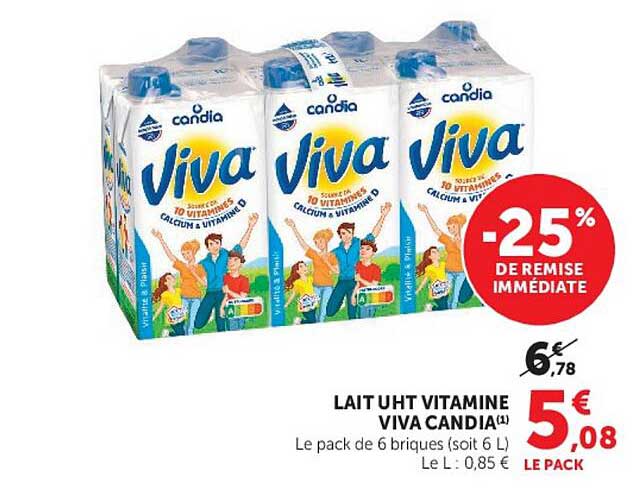 LAIT UHT VITAMINE VIVA CANDIA(1)