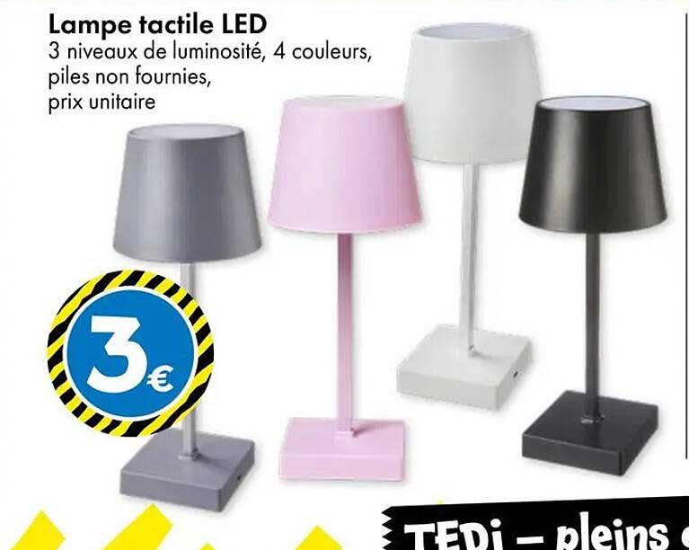 Lampe tactile LED
