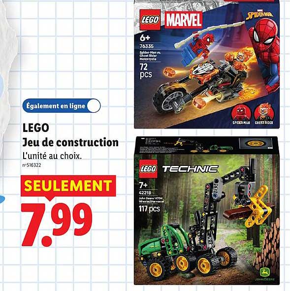 LEGO Jeu de construction L'unité au choix.