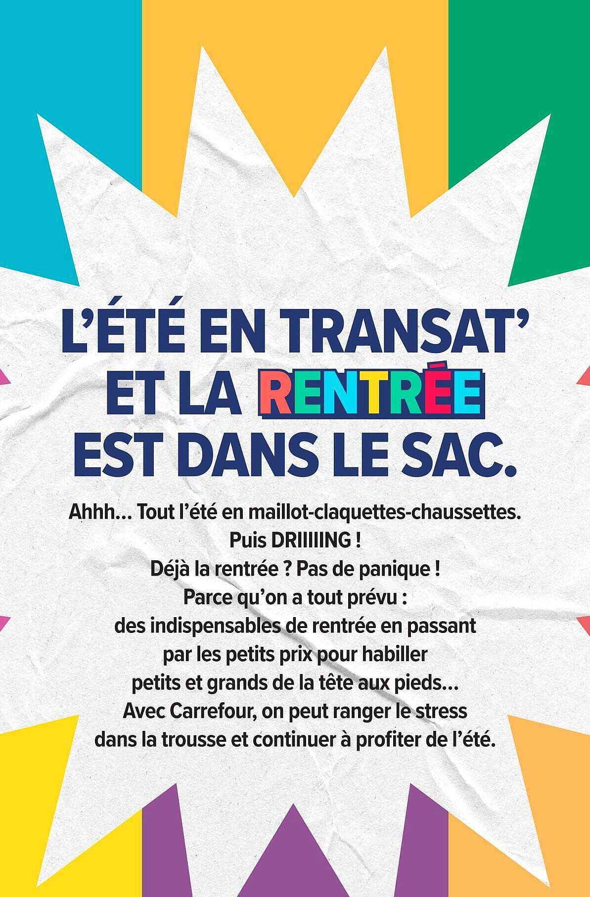 L’ÉTÉ EN TRANSAT’ ET LA RENTRÉE EST DANS LE SAC.