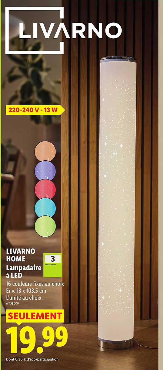 LIVARNO HOME Lampadaire à LED