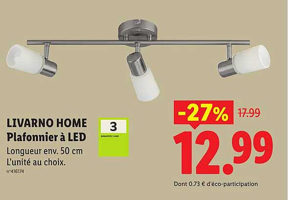 LIVARNO HOME Plafonnier à LED