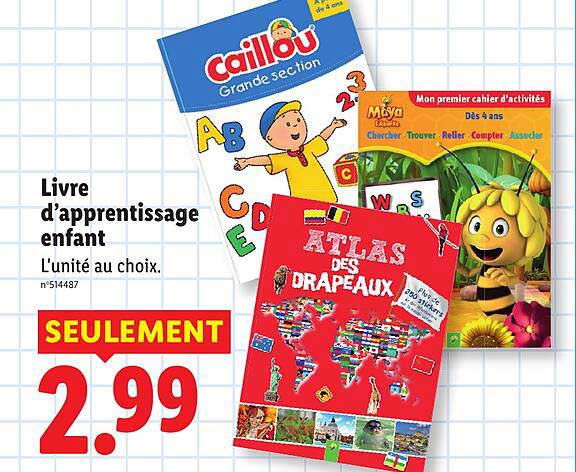 Livre d’apprentissage enfant