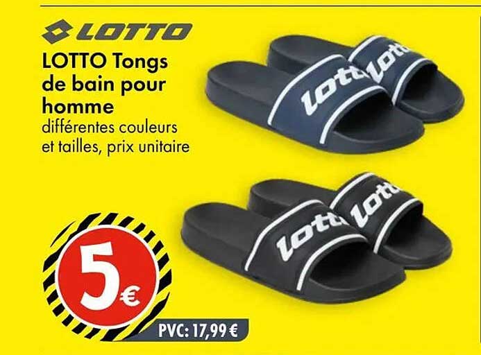 LOTTO Tongs de bain pour homme