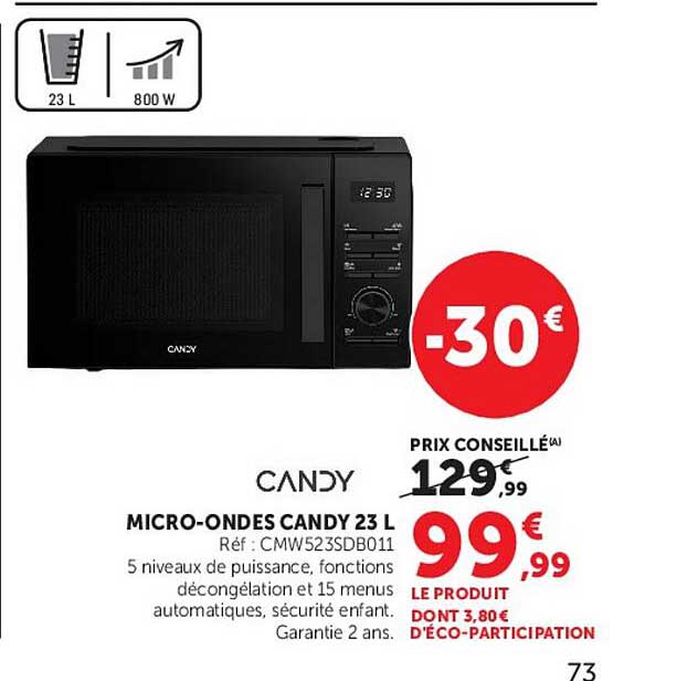 MICRO-ONDES CANDY 23 L
