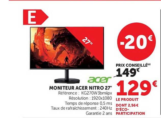 MONITEUR ACER NITRO 27''