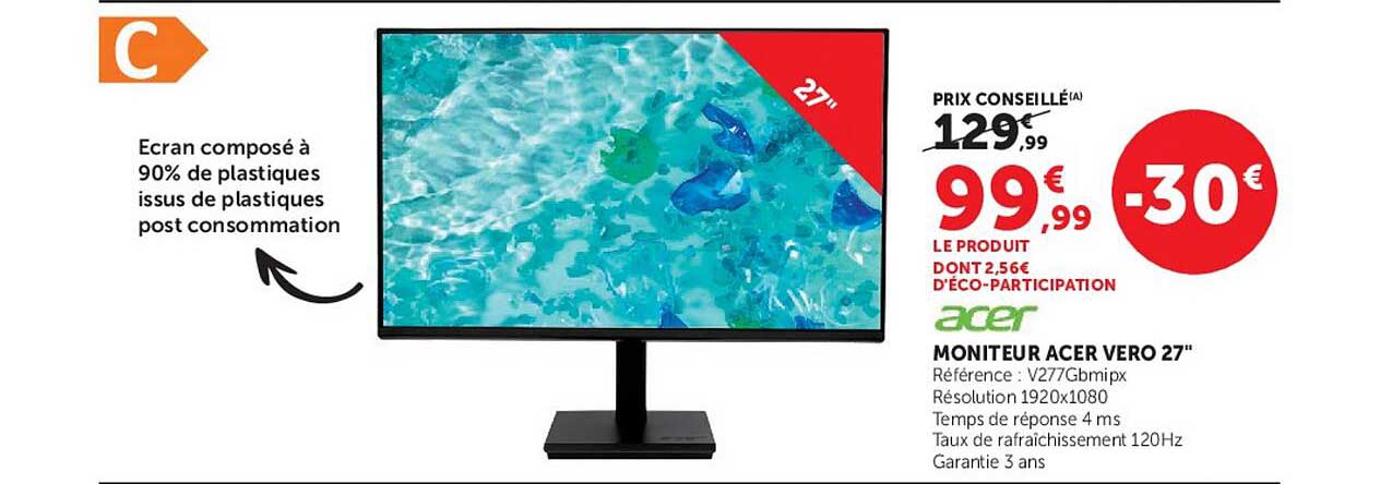 MONITEUR ACER VERO 27"
