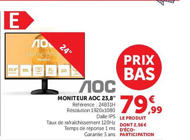 MONITEUR AOC 23,8"
