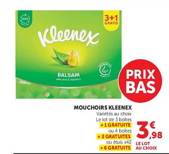 MOUCHOIRS KLEENEX