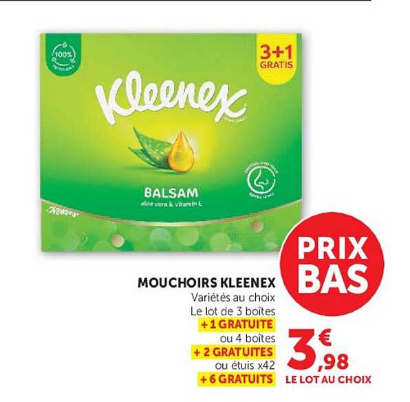 MOUCHOIRS KLEENEX