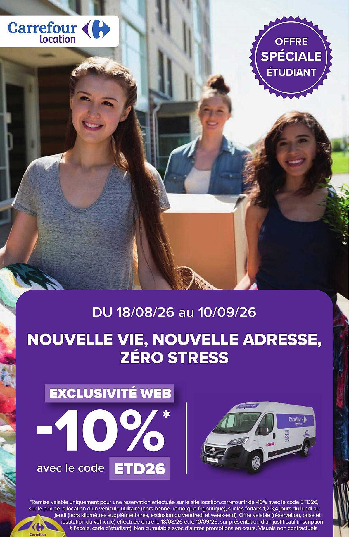 OFFRE SPÉCIALE ÉTUDIANT