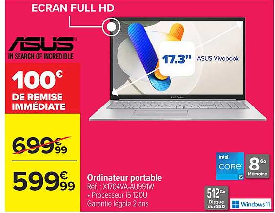 Ordinateur portable ASUS Vivobook