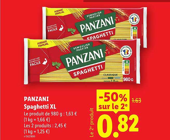 PANZANI Spaghetti XL