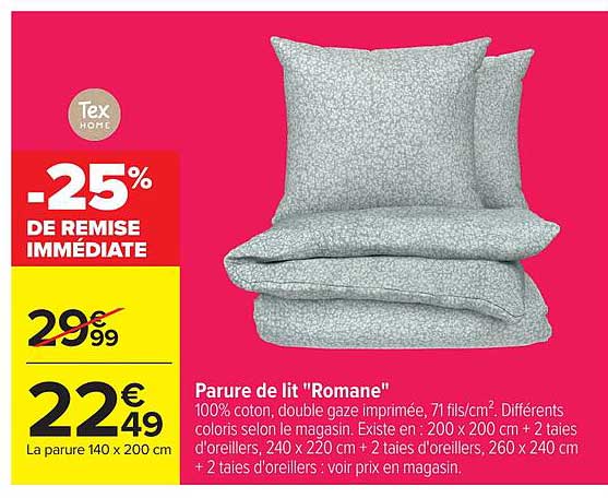 Parure de lit "Romane"