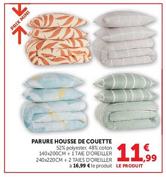 PARURE HOUSSE DE COUETTE