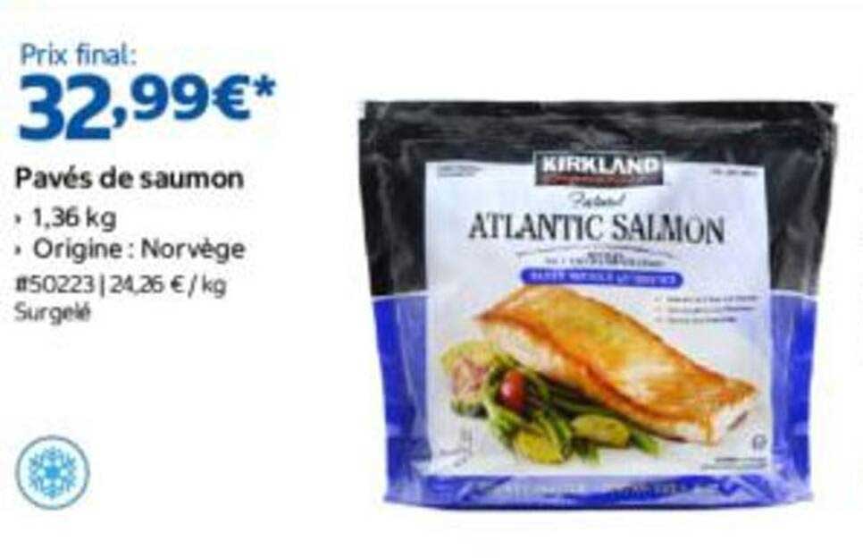 Pavés de saumon