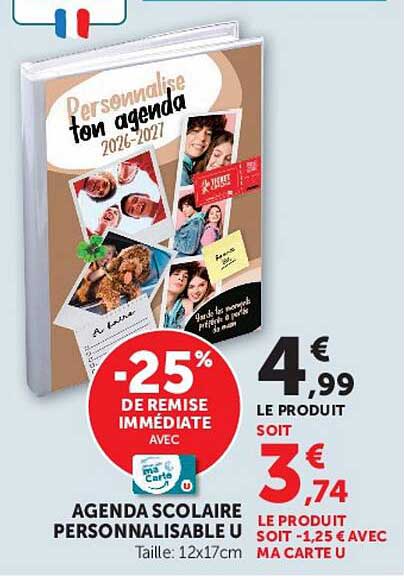 Personnalise ton agenda 2026-2027