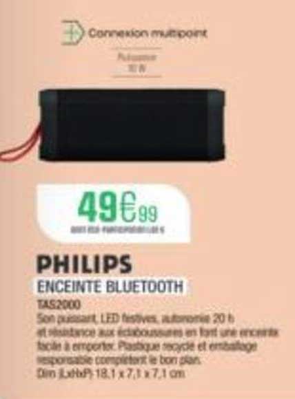 PHILIPS ENCEINTE BLUETOOTH TAS2300