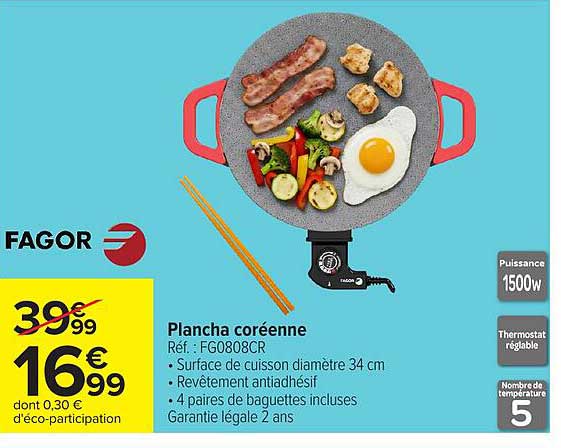 Plancha coréenne