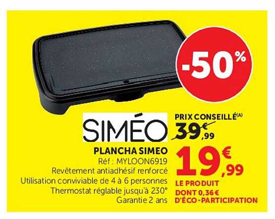 PLANCHA SIMEO