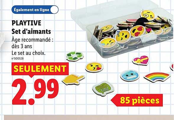 PLAYTIVE Set d'aimants