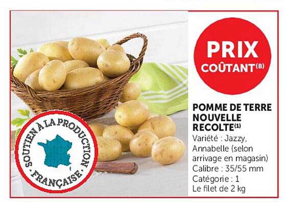 POMME DE TERRE NOUVELLE RECOLTE