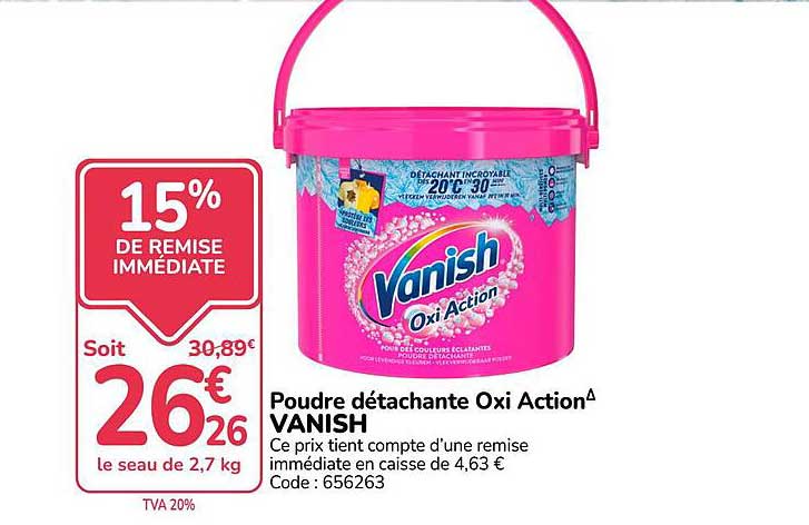 Poudre détachante Oxi Action VANISH