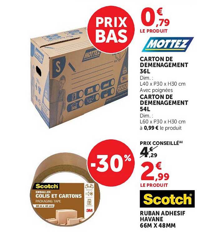 PRIX BAS