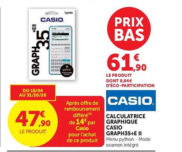 PRIX BAS