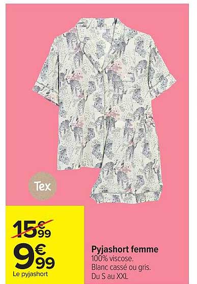 Pyjashort femme