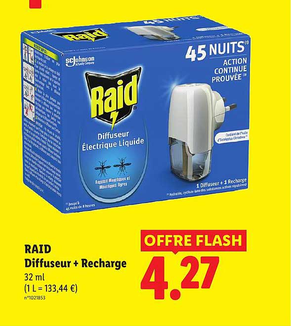 RAID Diffuseur + Recharge