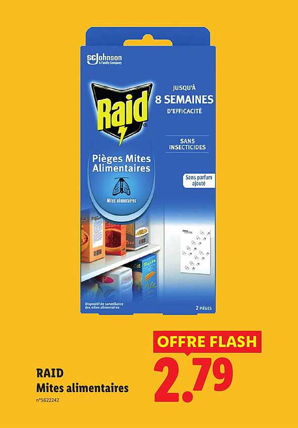 RAID Mites alimentaires