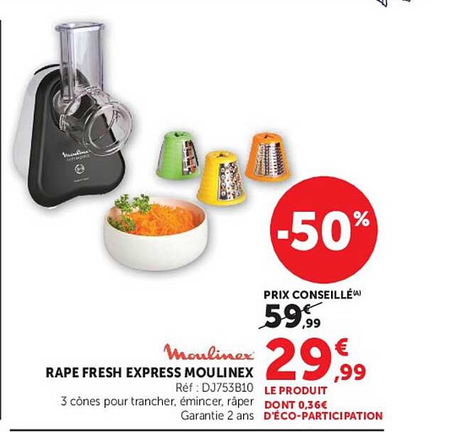 RAPE FRESH EXPRESS MOULINEX