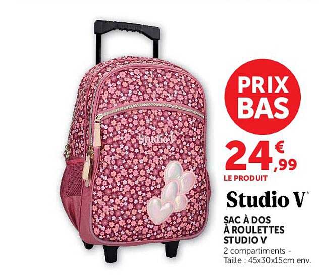 SAC À DOS À ROULETTES STUDIO V