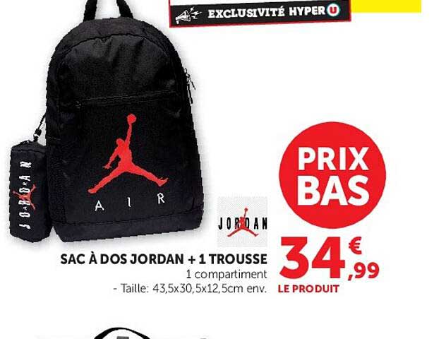 SAC À DOS JORDAN + 1 TROUSSE