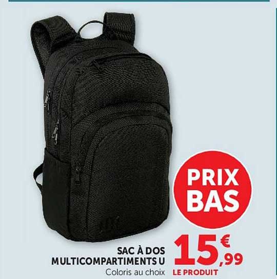 SAC A DOS MULTICOMPARTIMENTS U