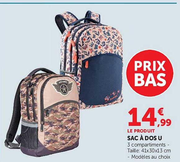 SAC À DOS U