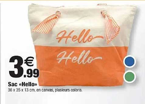 Sac «Hello»