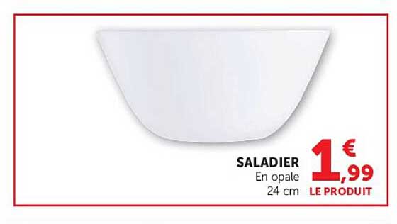 SALIADIER En opale 24 cm