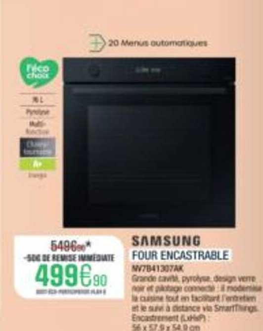 SAMSUNG FOUR ENCASTRABLE NV7B41307AK