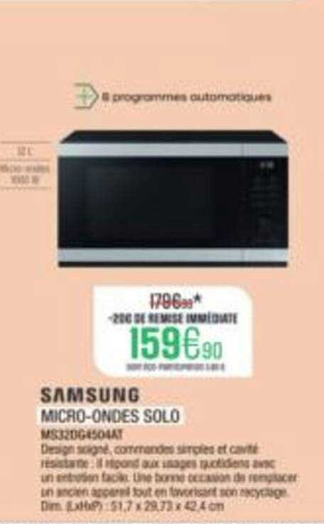 SAMSUNG MICRO-ONDES SOLO