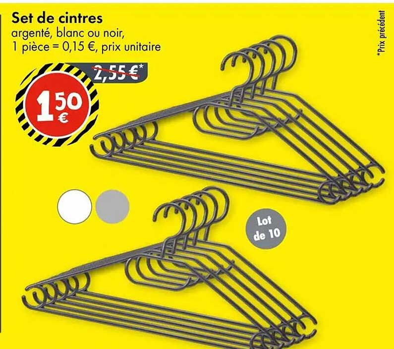 Set de cintres