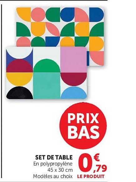 SET DE TABLE