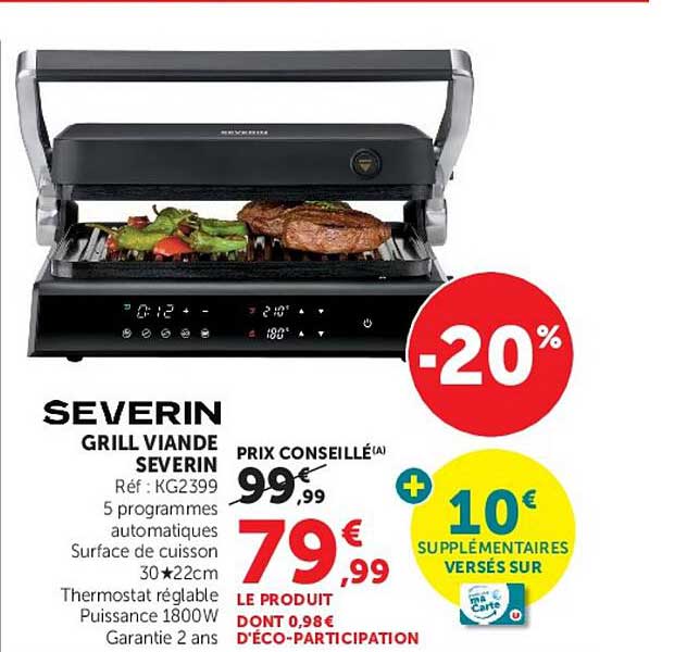 SEVERIN GRILL VIANDE SEVERIN