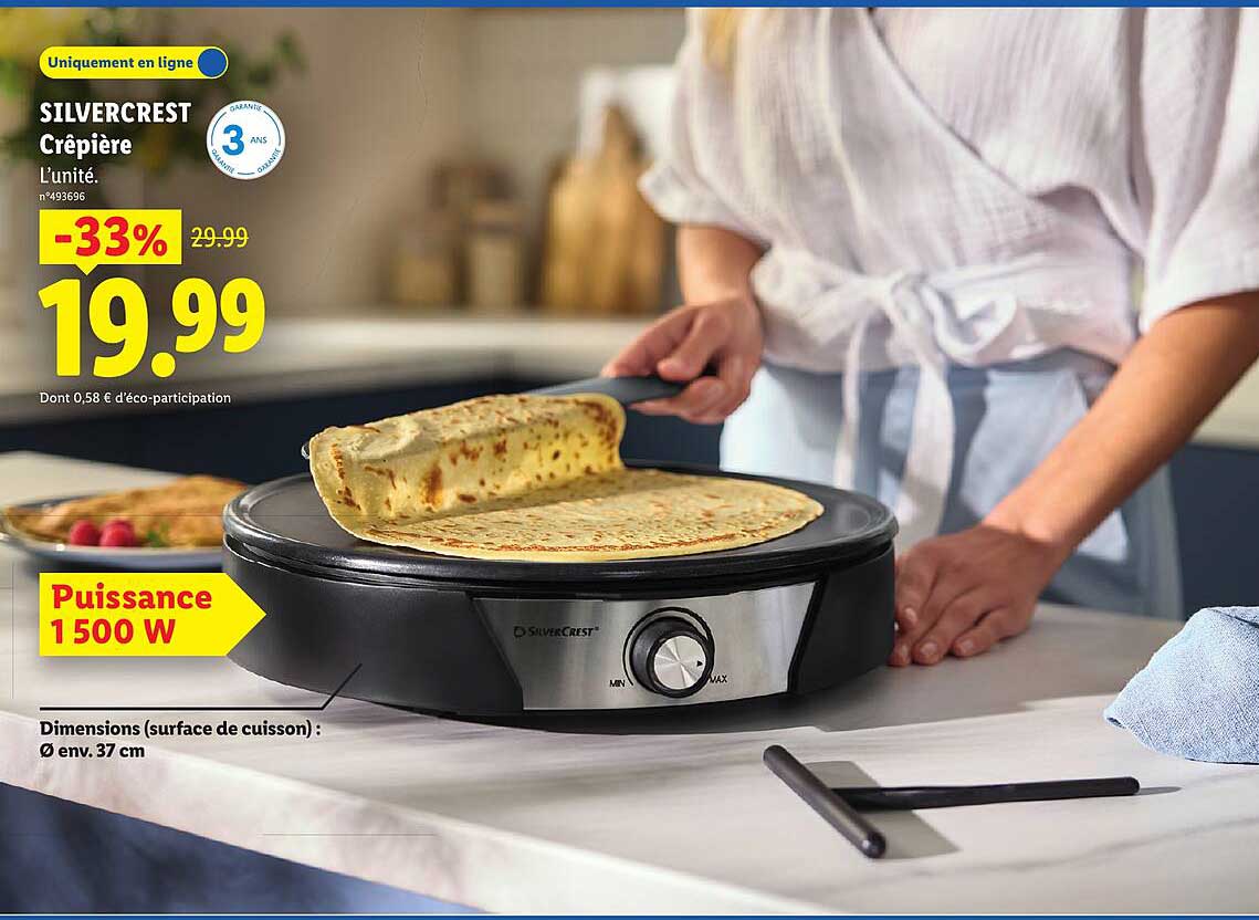 SILVERCREST Crêpière