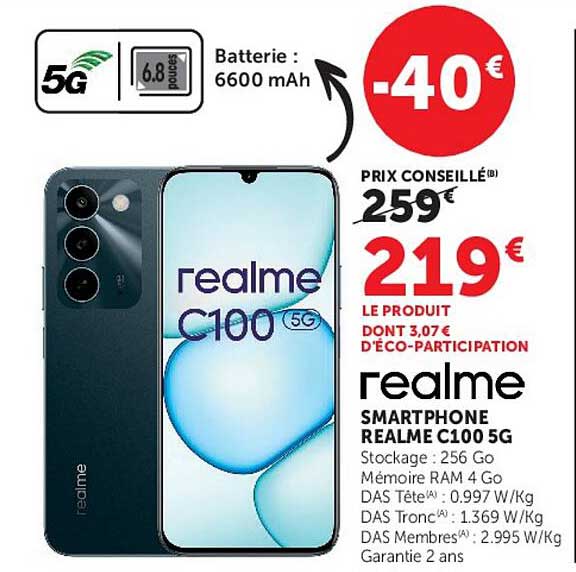 SMARTPHONE REALME C100 5G