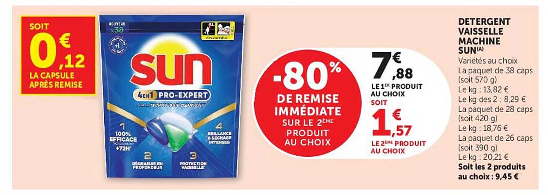 SOIT 0€12 LA CAPSULE APRÈS REMISE