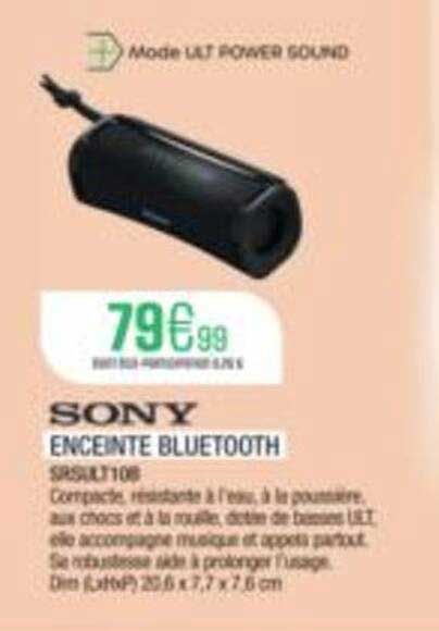 SONY ENCEINTE BLUETOOTH