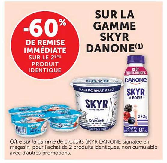 SUR LA GAMME SKYR DANONE(1)