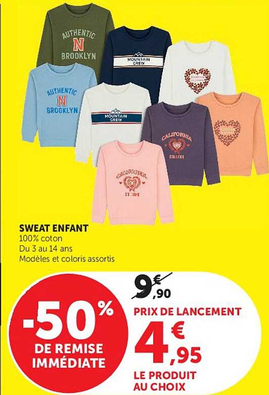 SWEAT ENFANT